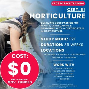 Cert III Horticulture Access Learning