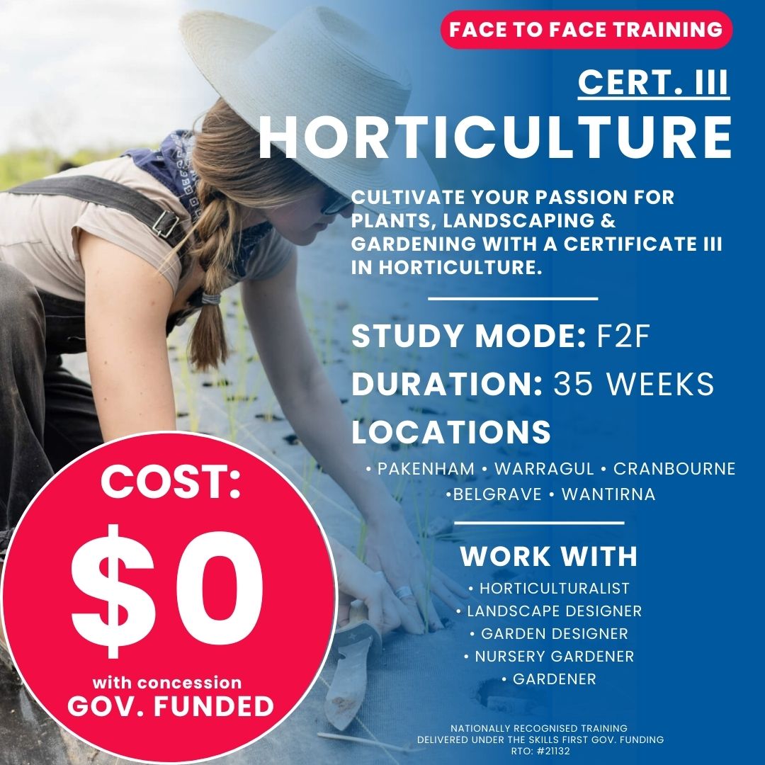 Cert III Horticulture Access Learning