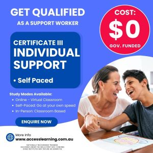 Certificate III in Individual Support - Access Learning