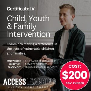 Certificate IV in Child, Youth and Family Intervention