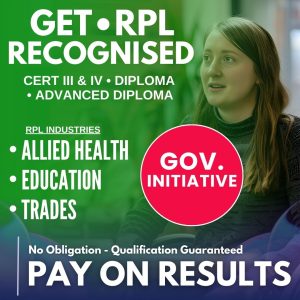 Get RPL for your current qualification